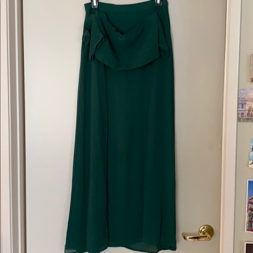 Fashion Nova green set.